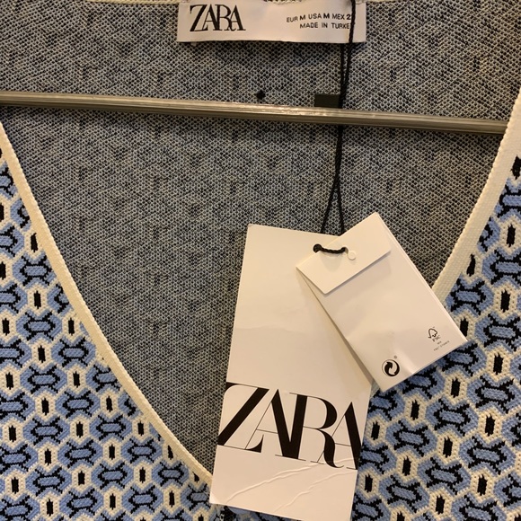 Zara Jacquard Knit Cardigan - Picture 4 of 8